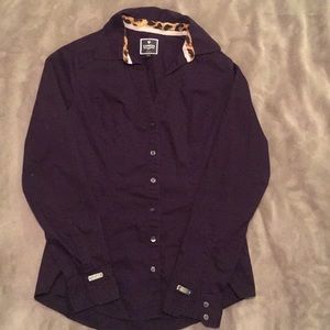 Express Button down long sleeve shirt.  Size XS